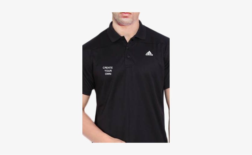 Create Your Own Black T-shirt - Adidas T Shirt Black, transparent png #2776030