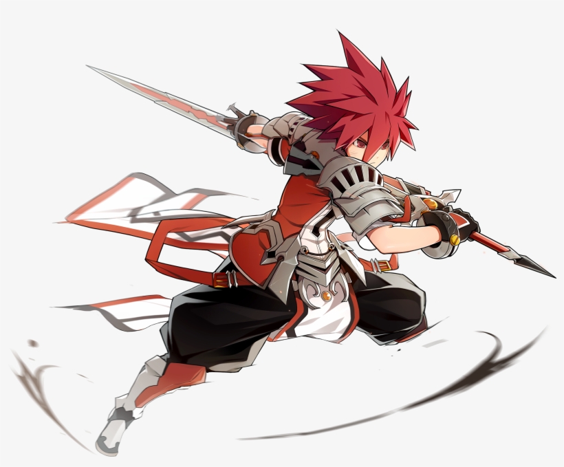 File - 01newlkfull - Lord Knight Elsword Drawing, transparent png #2776033