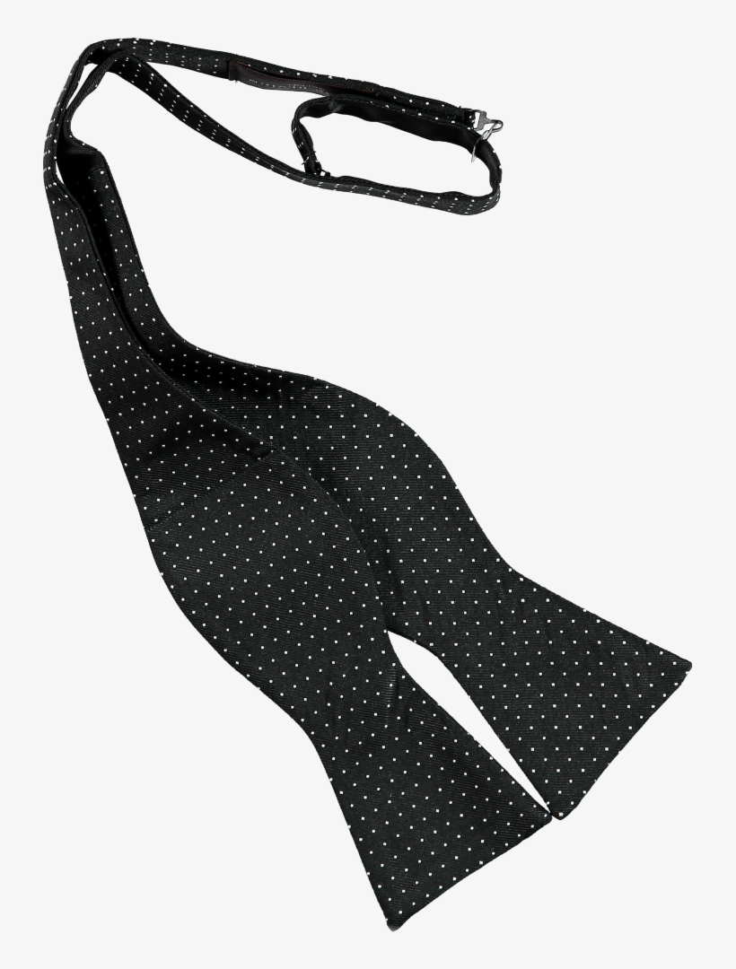 Bow Tie Dots 900/black /one - Polka Dot, transparent png #2776230