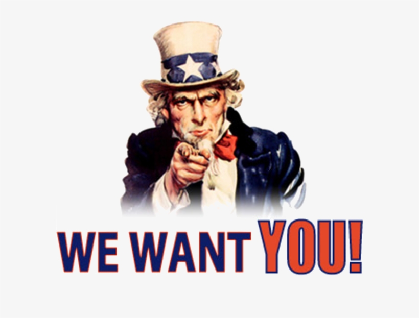 We Want You - Uncle Sam We Want You Clipart, transparent png #2776493