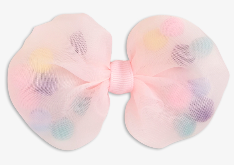 Hair Clip With Pom Poms Pink - Earrings, transparent png #2776514