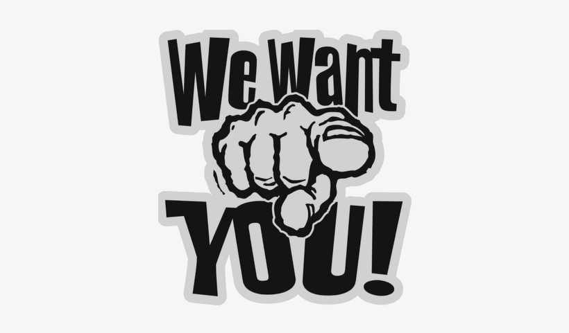 Checkback Frequently For Updated 2019 Tryout Information - Personalized Fashion We Want You English Letters 100, transparent png #2776873