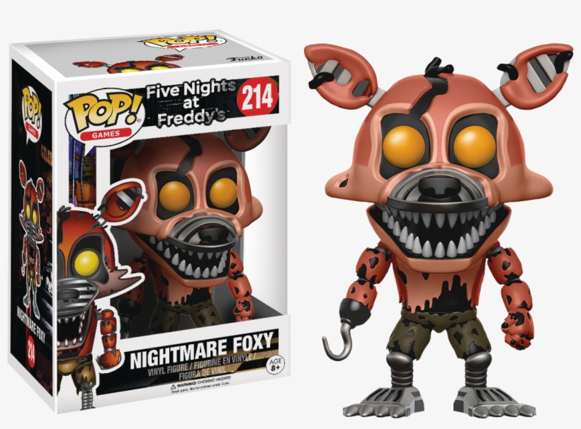 Five Nights At Freddy's - Funko Pop Fnaf Nightmare Foxy, transparent png #2777123