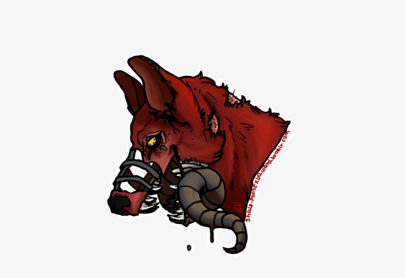 “nightmare Foxy ” [ Redbubble ] [ Don't Use, Edit, - Cartoon Nightmare Animatronic, transparent png #2777195