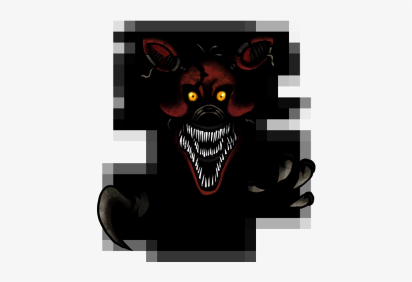 Five Nights At Freddy's Fnaf4 Nightmare Foxy - Five Nights At Freddy's Nightmare Foxy, transparent png #2777408