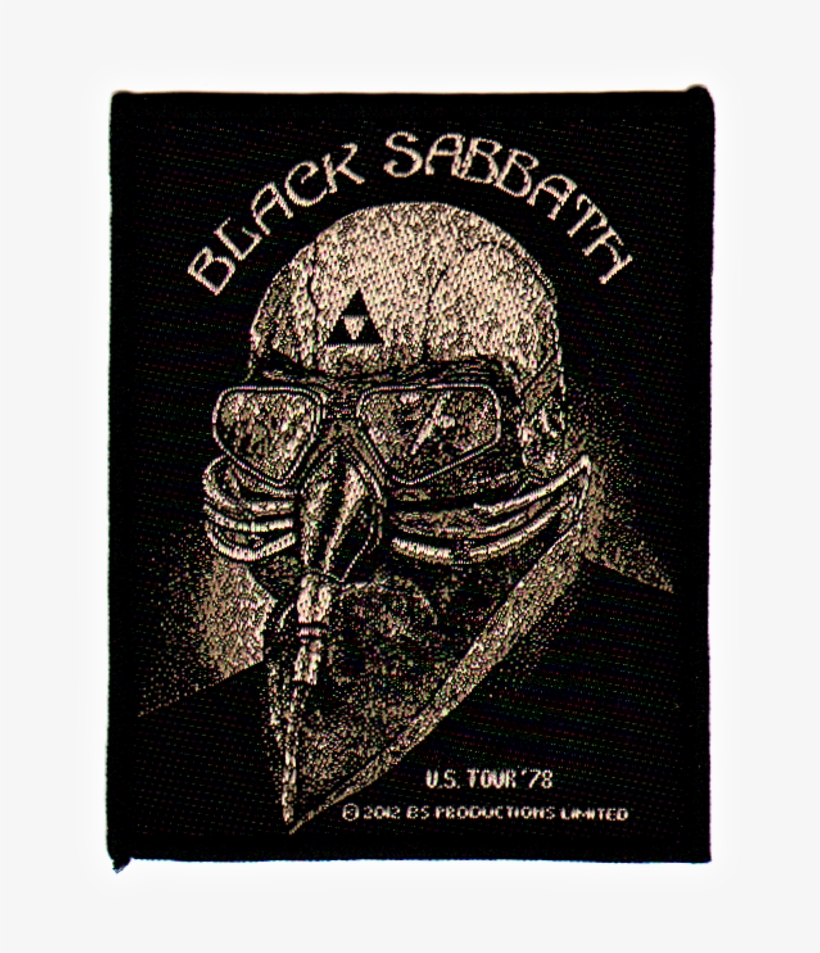 Black Sabbath Patch Never Say The / Us Tour '78 Sew-on - Black Sabbath 78, transparent png #2777646