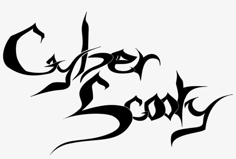 Black Sabbath Logo Calligraphy Visual Arts - Scooty Text Png, transparent png #2777676