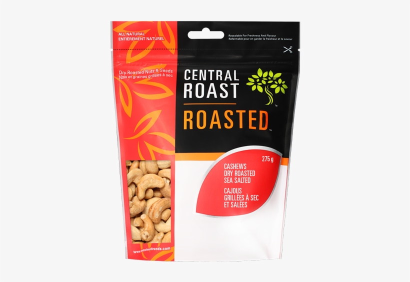 Roasted Cashews Salted, 300g - Central Roast Roasted Unsalted Mixed Nuts, transparent png #2777786