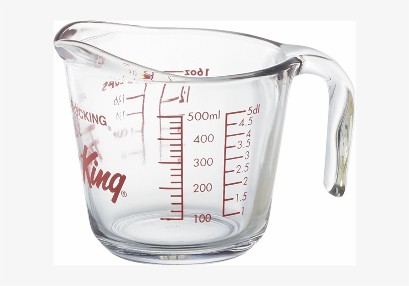 Anchor Hocking 2 Cup Measuring Glass - Fire King Measuring Cup, transparent png #2778024