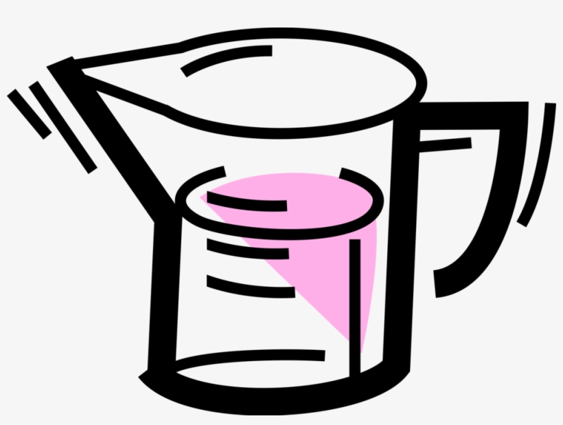 Vector Illustration Of Kitchen Utensil Measuring Cup - Measuring Cup, transparent png #2778227