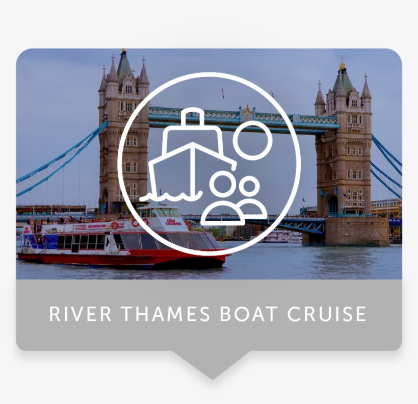 0 - 2 For 1 Thames Sightseeing Cruise River Red Rover Pass, transparent png #2778367