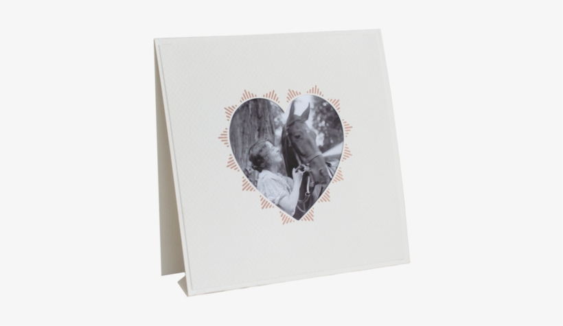 Here Is My Heart 6 Inch Paper Frame - Sketch, transparent png #2778404