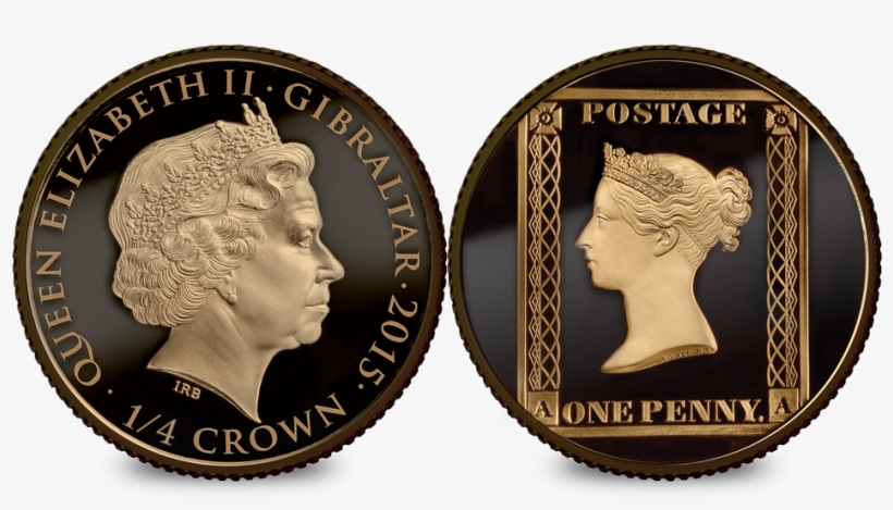 1/4 Crown Penny Black Anniversary Silver Coin - Cash, transparent png #2778792