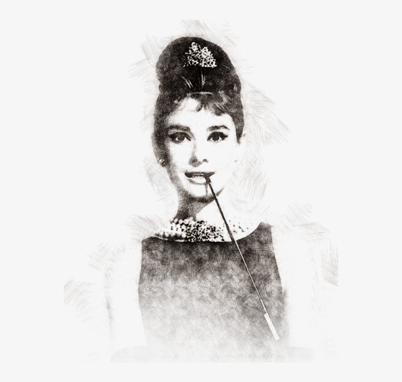 Click And Drag To Re-position The Image, If Desired - Audrey Hepburn Breakfast At Tiffany's, transparent png #2779248