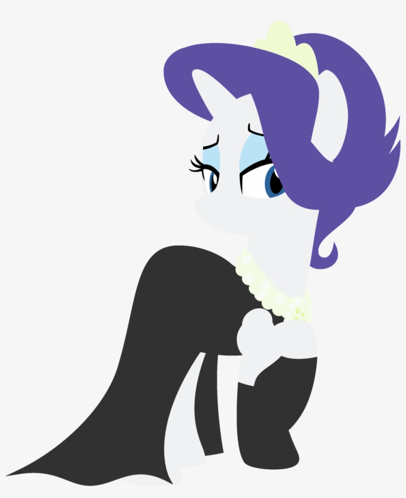 Blah23z, Audrey Hepburn, Black Dress, Breakfast At - Mlp Suri Polomare Dress, transparent png #2779324
