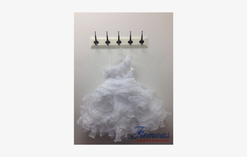 Fancy White Dress - Gown, transparent png #2779373