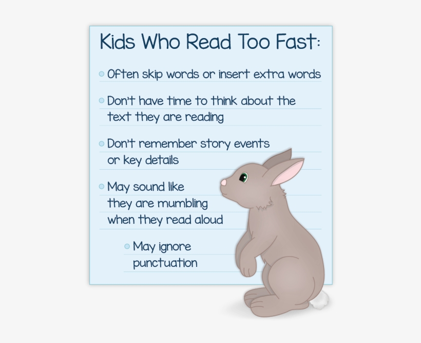 Kids Who Reads Too Fast A Few Problems They Face - Reading Text For Kids, transparent png #2779624