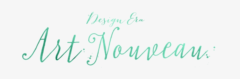 Art Nouveau Design Era - Art Nouveau, transparent png #2780929