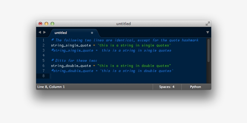 Quote Marks Broken In Sublime Text Cobalt Theme Comments - Computer Program, transparent png #2781069