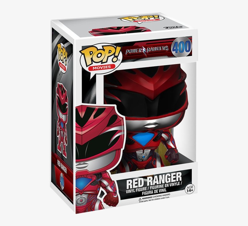 Power Rangers-red Ranger Vinyl 400 - Funko Pop Power Rangers, transparent png #2781363