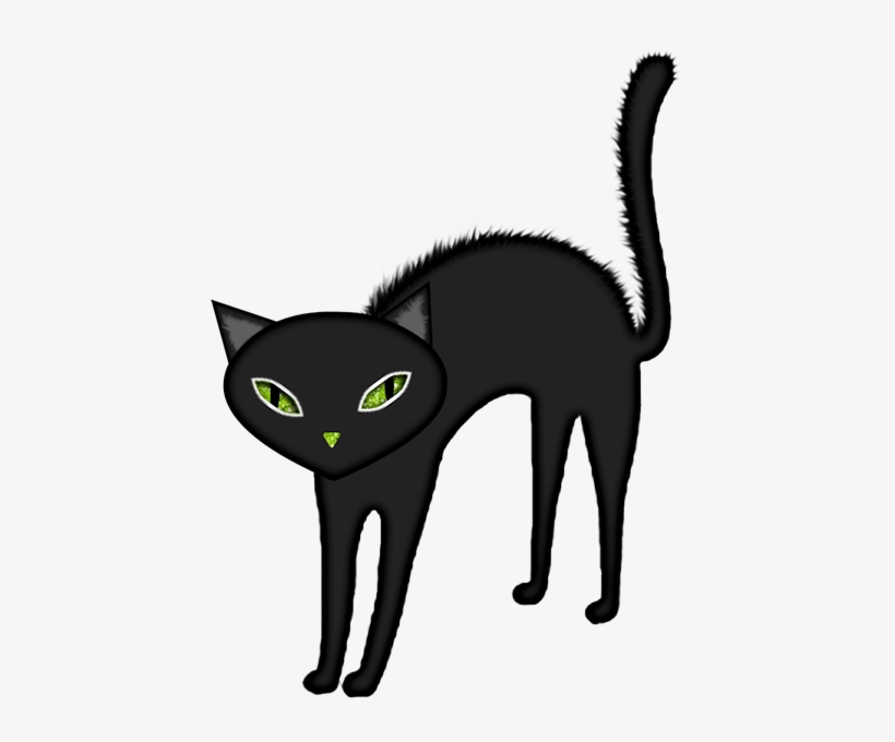 Halloween Black Cat Clip Art - Cat, transparent png #2781387