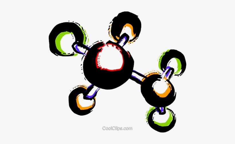 Molecules And Atoms Royalty Free Vector Clip Art Illustration - Illustration, transparent png #2781454