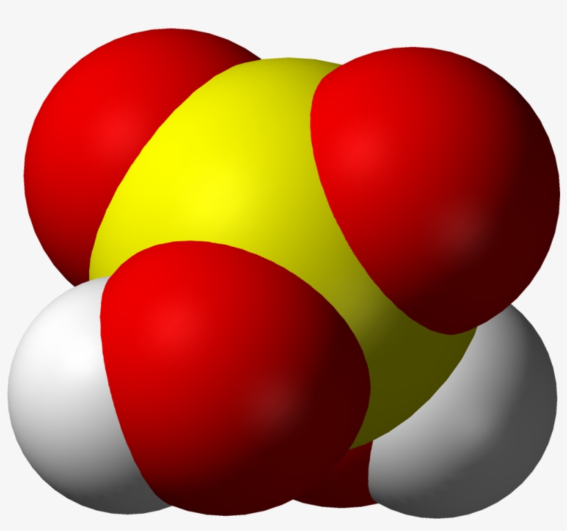 Sulphuric Acid Molecule Png, transparent png #2781522