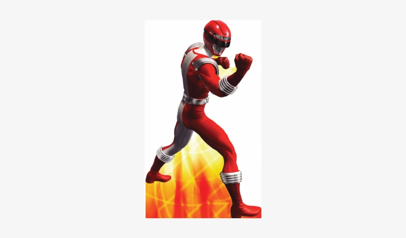 Red Power Ranger Stand-up, transparent png #2781528