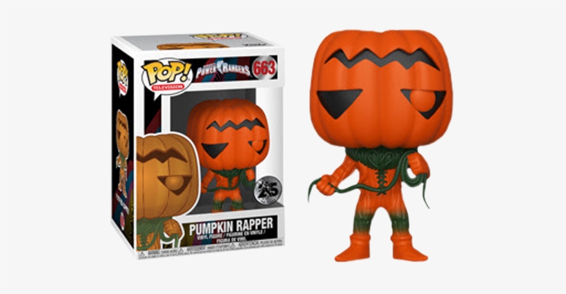 Pumpkin Rapper Us Exclusive Pop Vinyl Figure - Power Rangers Pudgy Pig Pop, transparent png #2781551
