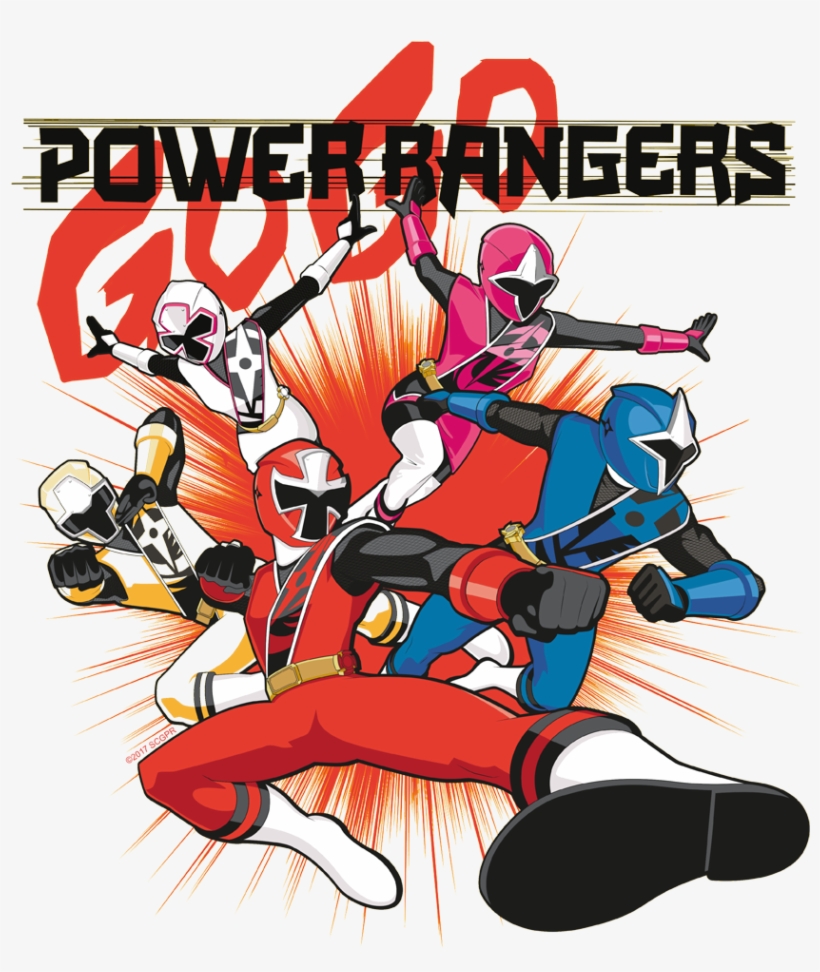 Power Rangers Attack Kid's T-shirt - Power Rangers Ninja Team Canvas Wall Art, transparent png #2781804