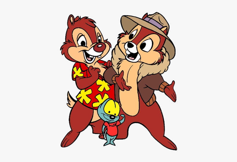 Chips Clipart Disney Character - Chip N Dale Rescue Rangers Png, transparent png #2781928