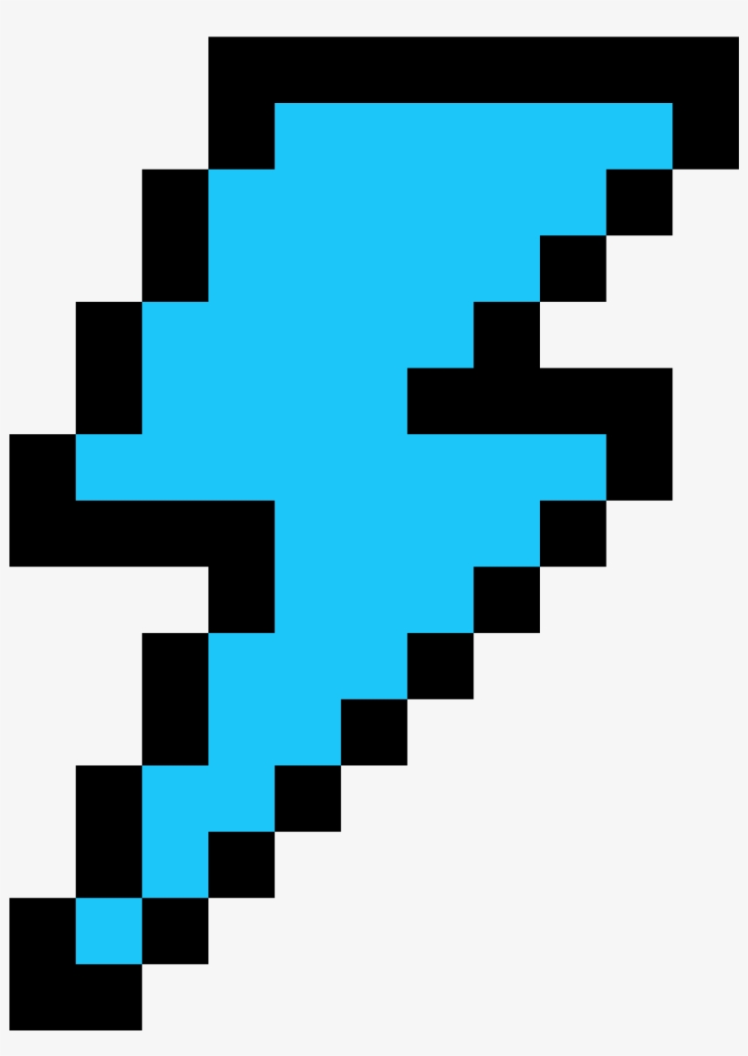 Lightning Bolt - Lightning Pixel Art, transparent png #2781965