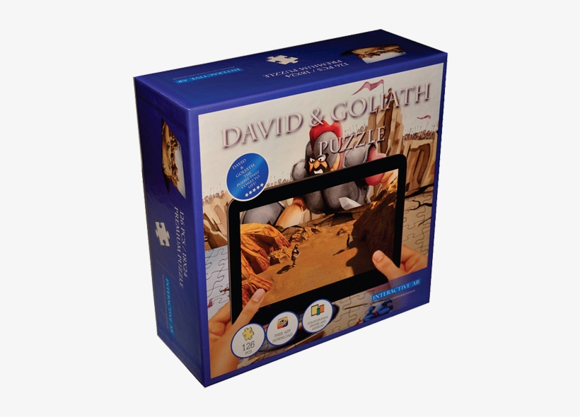 David & Goliath 4d Jigsaw Puzzle - Drawing, transparent png #2782103