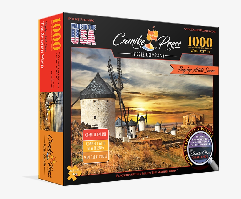 The Spanish Wind 1000 Piece Jigsaw Puzzle - Camike Press Puzzle Company Multipack 1000 Piece Jigsaw, transparent png #2782105