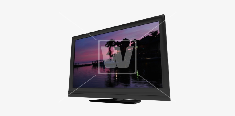 Tropical Place On Tv - Television, transparent png #2782344