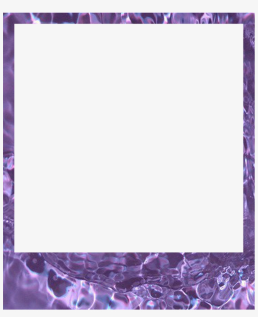 Free Overlay Tumblr Png - Polaroid Frame Png Purple, transparent png #2783076