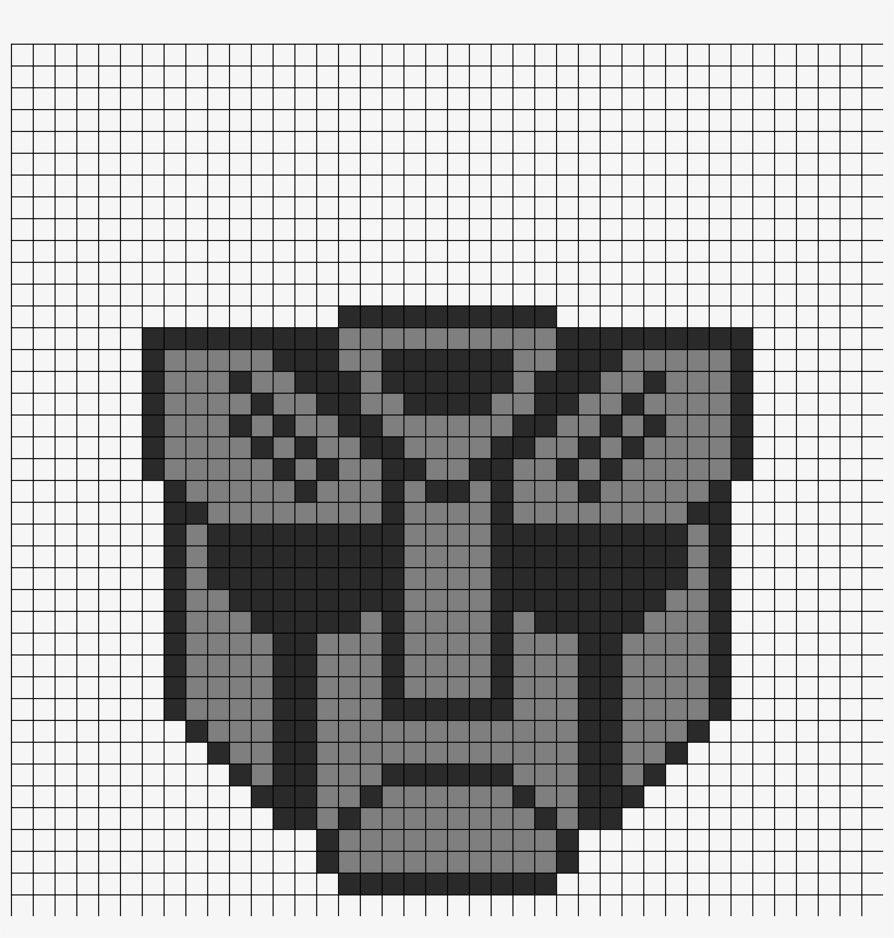 Autobot Transformers Perler Bead Pattern / Bead Sprite - Perler Beads Transformers Pattern, transparent png #2783377