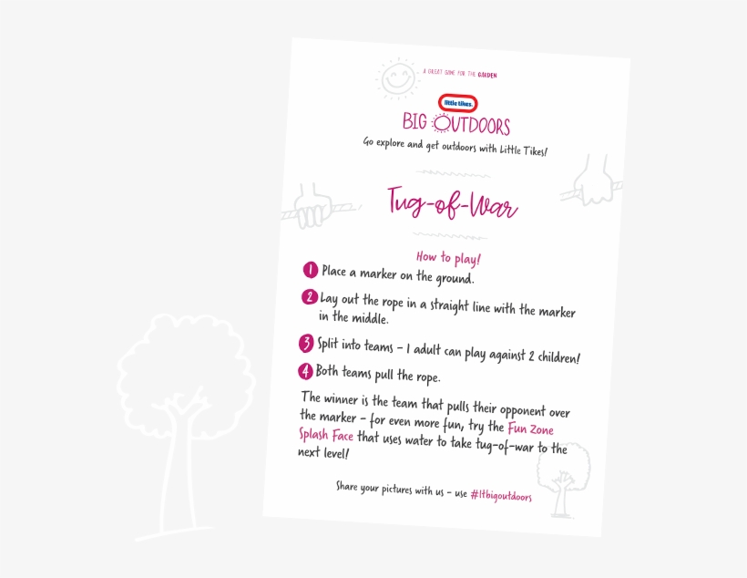 Lt Big Outdoors Activity Tug Of War Icon - Paper, transparent png #2783500