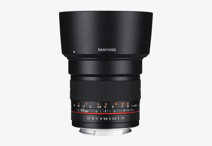 1551769570 - Samyang 85mm F1.4 As If Umc Lens For Fuji Xf Mount, transparent png #2783548