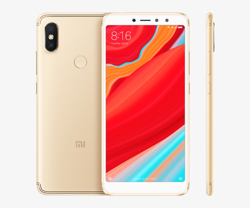 Colours - Gold - Redmi Y2 4gb Ram, transparent png #2784080