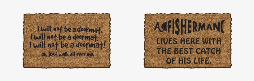 Door-matts5 - Beware Of Wife Welcome Mat, transparent png #2784279