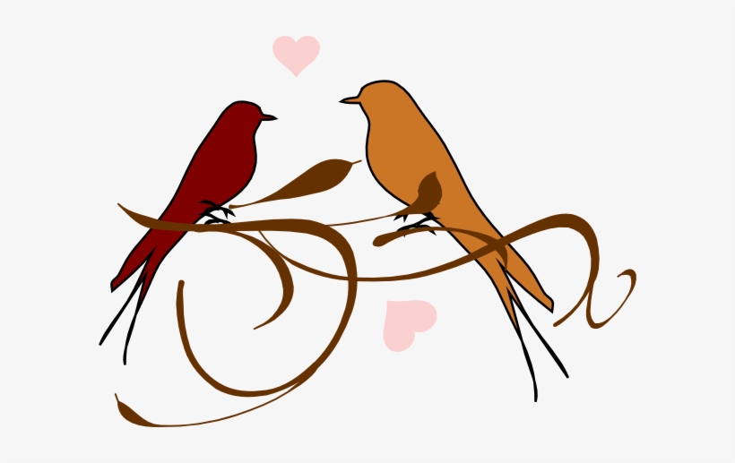 Love Birds Clipart Png, transparent png #2784635