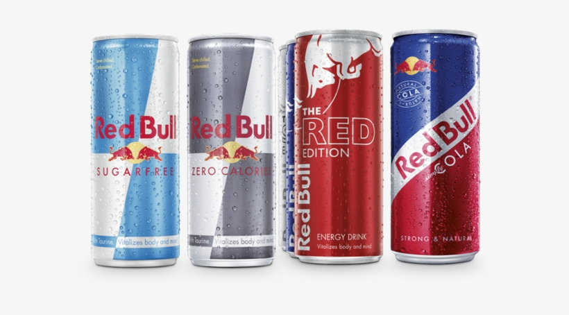 In Case Of Red Bull, Since It Makes Only Beverages, - Red Bull Energy Drink Sugar Free 4x250ml, transparent png #2784836