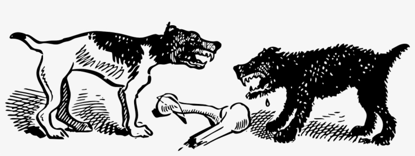 Train Aggressive Dogs - Dog Fight For Food, transparent png #2785327