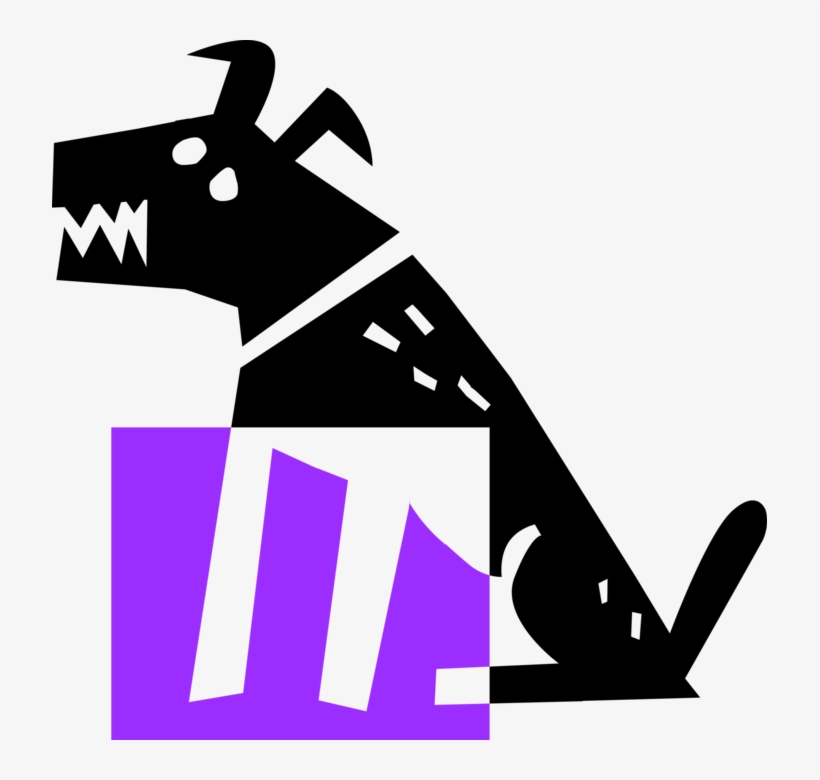 Vector Illustration Of Angry Growling Snarling Dog - Scale Drawings Worksheet, transparent png #2785435