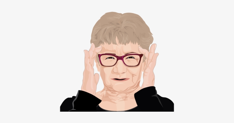 Patient Illustration - 50 Year Old Woman Cartoon, transparent png #2785512