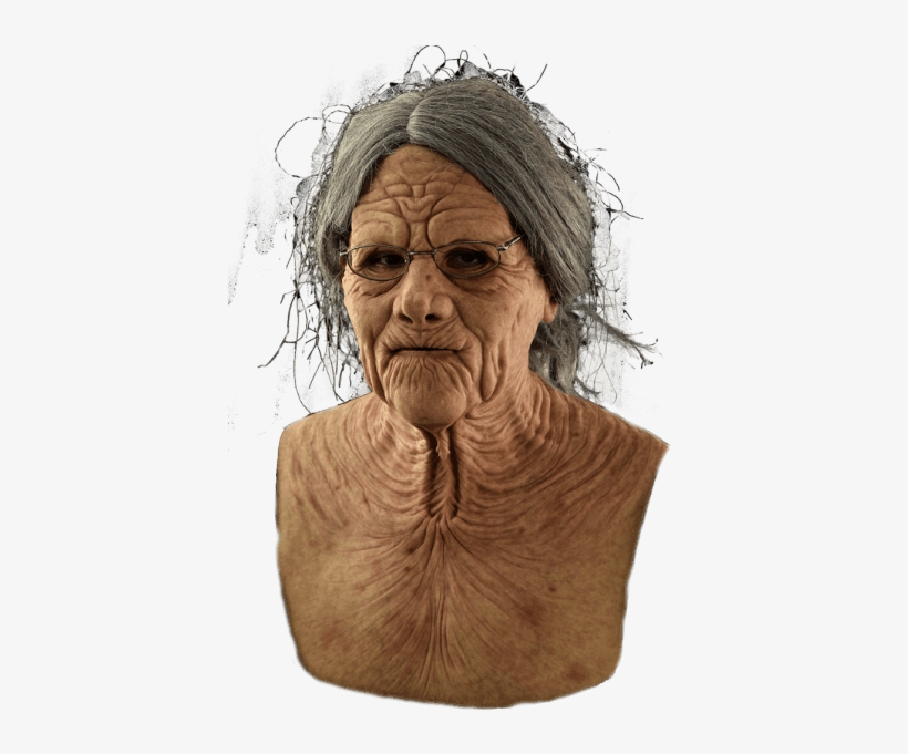 Myrtle The Old Woman Silicone Mask - Bust, transparent png #2785632