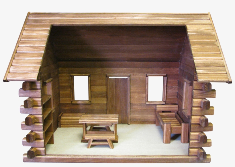 Crockett S Log Cabin Dollhouse Kit By Real Good Toys Greenleaf