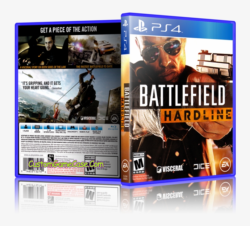 Sony Playstation 4 Ps4 - Battlefield Hardline Ps4 Cover, transparent png #2786151