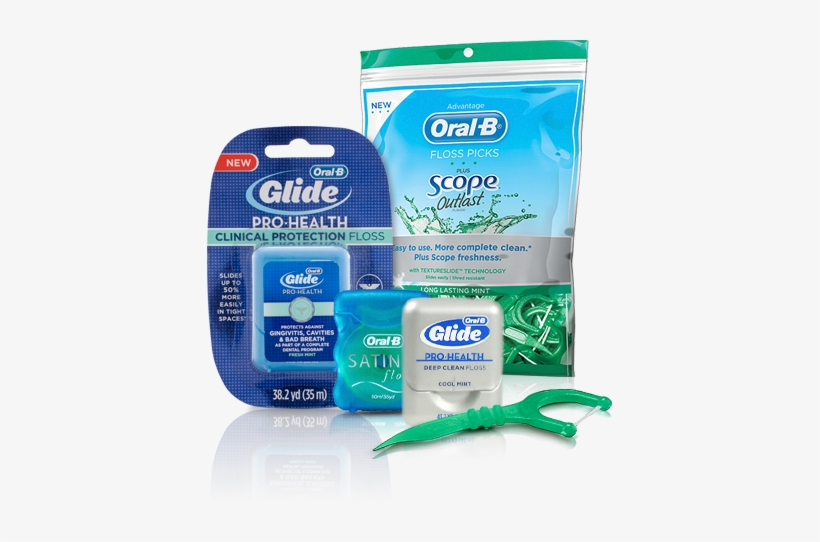 Dare You To - Oral B Glide Floss Pick, transparent png #2786260